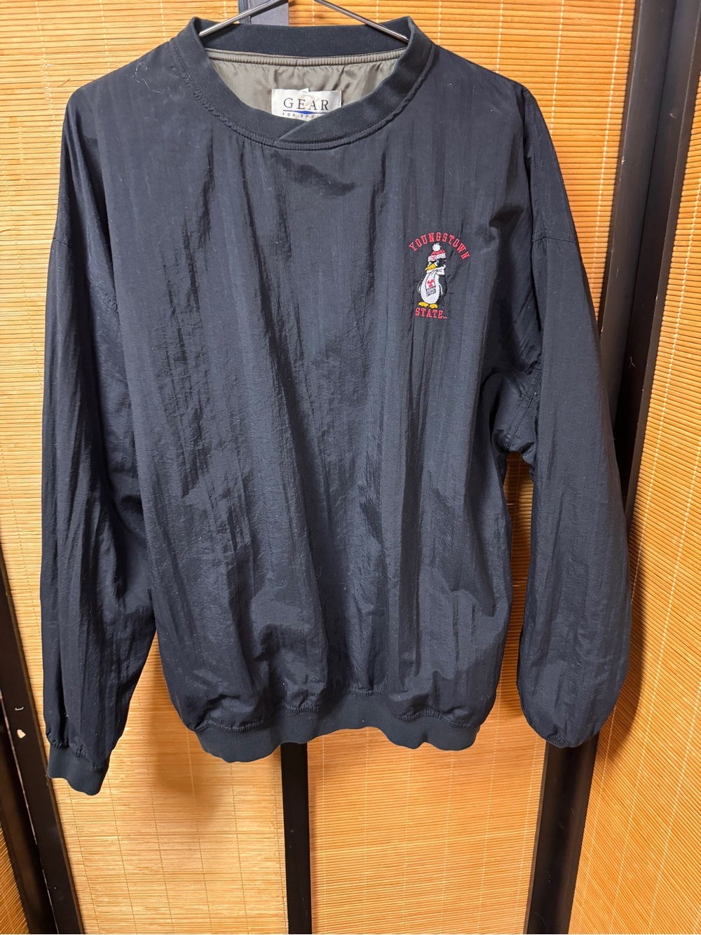 Vintage Gear for Sports Youngstown State Penguins Windshirt Pullover XL